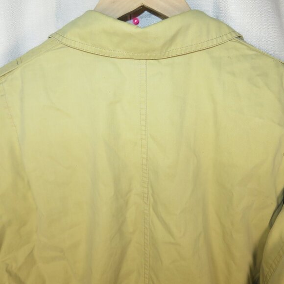 Daniel Hechter Petrole Trust Cotton Jacket Tan Long Sleeve Paris Chic Men's VTG - Picture 7 of 16